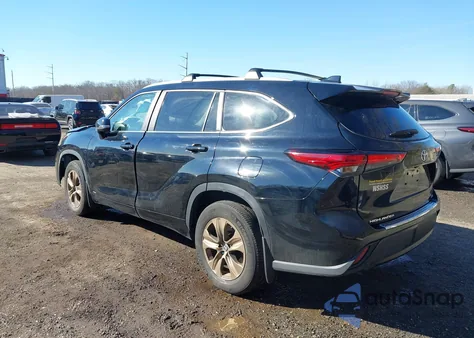 2023 Toyota Highlander Hybrid Xle Bronze z USA, uszkodzony, nr VIN 5TDABRCH7PS134614